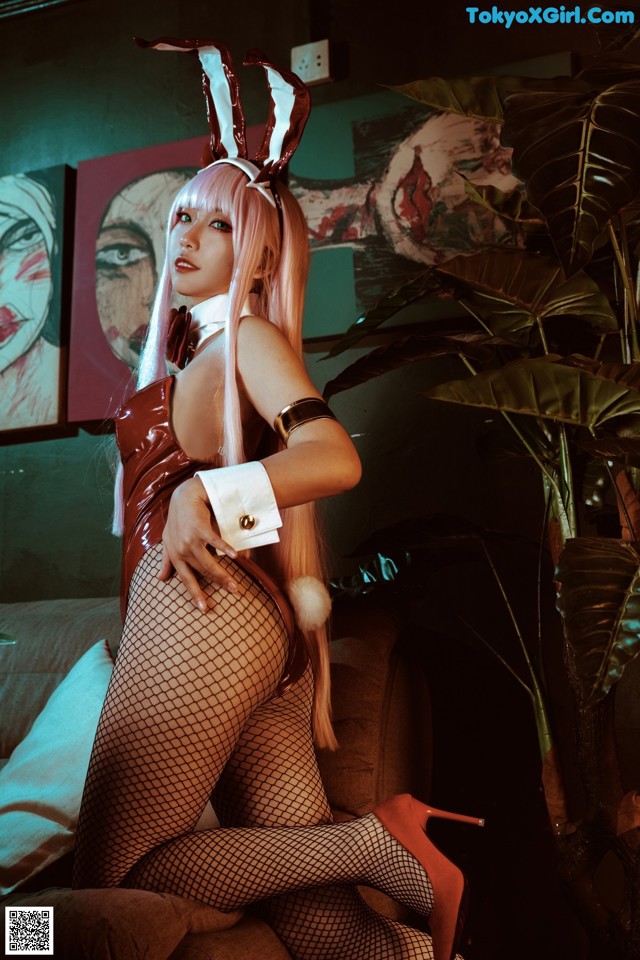 机智的哔啵 Cosplay Zero Two Bunnygirl No.f7652c